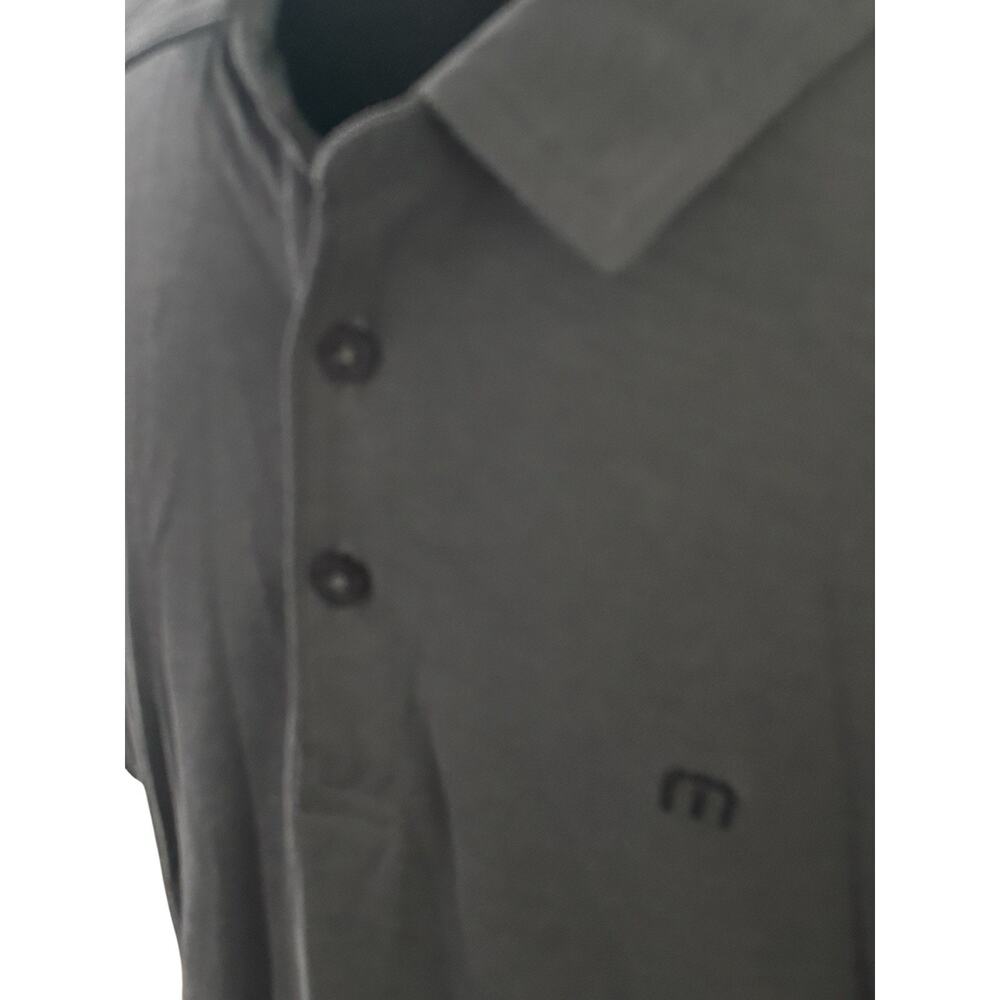 Travis Mathew Golf Polo Shirt Mens Size S Gray Short Sleeve Athletic Casual - Picture 3 of 7